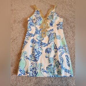 Preowned Lilly Pulitzer seashell size 10‎ dress